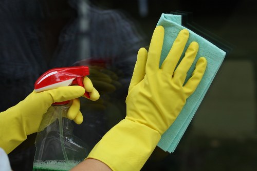 Professional house clearance team working in a SW3 property