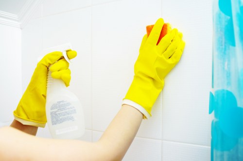 Kitchen and bathroom domestic cleaning in SW3 residence